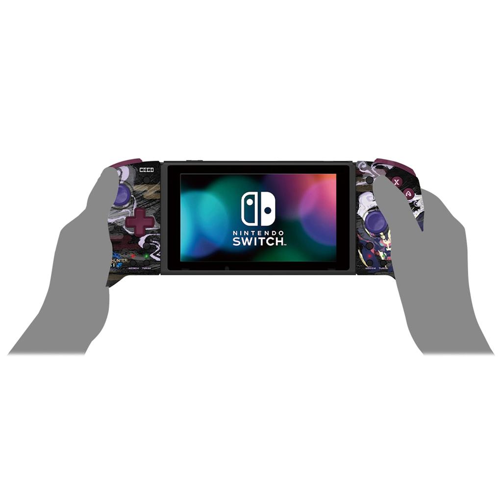 Licencovaný ovladač Monster Hunter Rise Grip pro přepínač Nintendo Switch [Produkt Nintendo] [Kompatibilní s Nintendo]