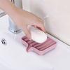Soap Dish Bar Soap Holder Pack Bathroom Kitchen Anti-slip Dish Drainer Drying Rack Pack