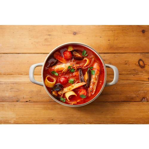 Bruno Fuji Enamel 20cm Double-Handled Pot, BHK280 [6760926] Greige