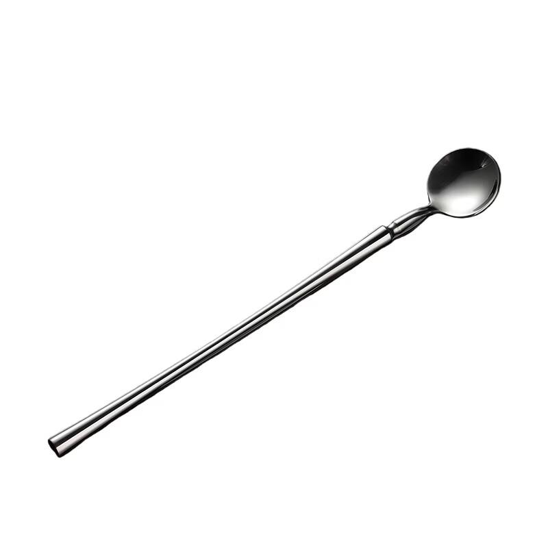 Qianxing 304 Stainless Steel Elegant Round Handle Ice Spoon Set