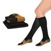 2Pair Sport Compression Stockings Ankle   Copper   Calf Thining Sleeves(Copper Fibre Knee High Stockings Black s M)