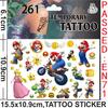 Brother Mario Party Favors Gifts Stamps Slap Bracelet Stickers Christmas Stocking Fillers Birthday Souvenirs Decoration Supplies