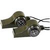 2pcs Outdoor Whistle Compass Thermometer 3 In1whistle Couple Survival Whistle Field Training Survival Tools - PR