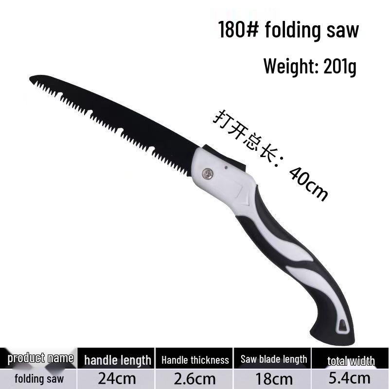 Portable Multifunctional Folding Saw for Woodworking, Tree Felling, and Pruning