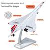 Kaiwei 1:168 Concorde Supersonic Passenger Jet Model with Sound and Light.