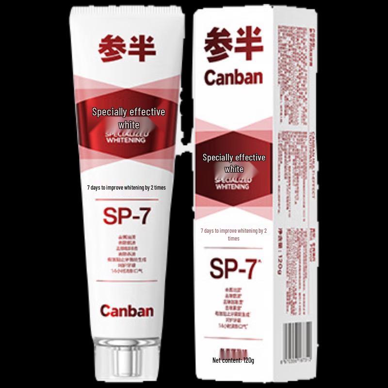 Semi-Half Whitening and Stain Removal Toothpaste