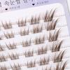 Wispy C Curl Fox Eye Lash Extension Cat Eye Individual Lashes  for Eyelash Extensions