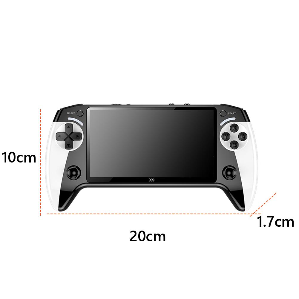 5.5 Inch Screen Handheld Game Console 1500mAh Handheld Game Player Type-C Charging Retro Video Game Player for Kids Adults