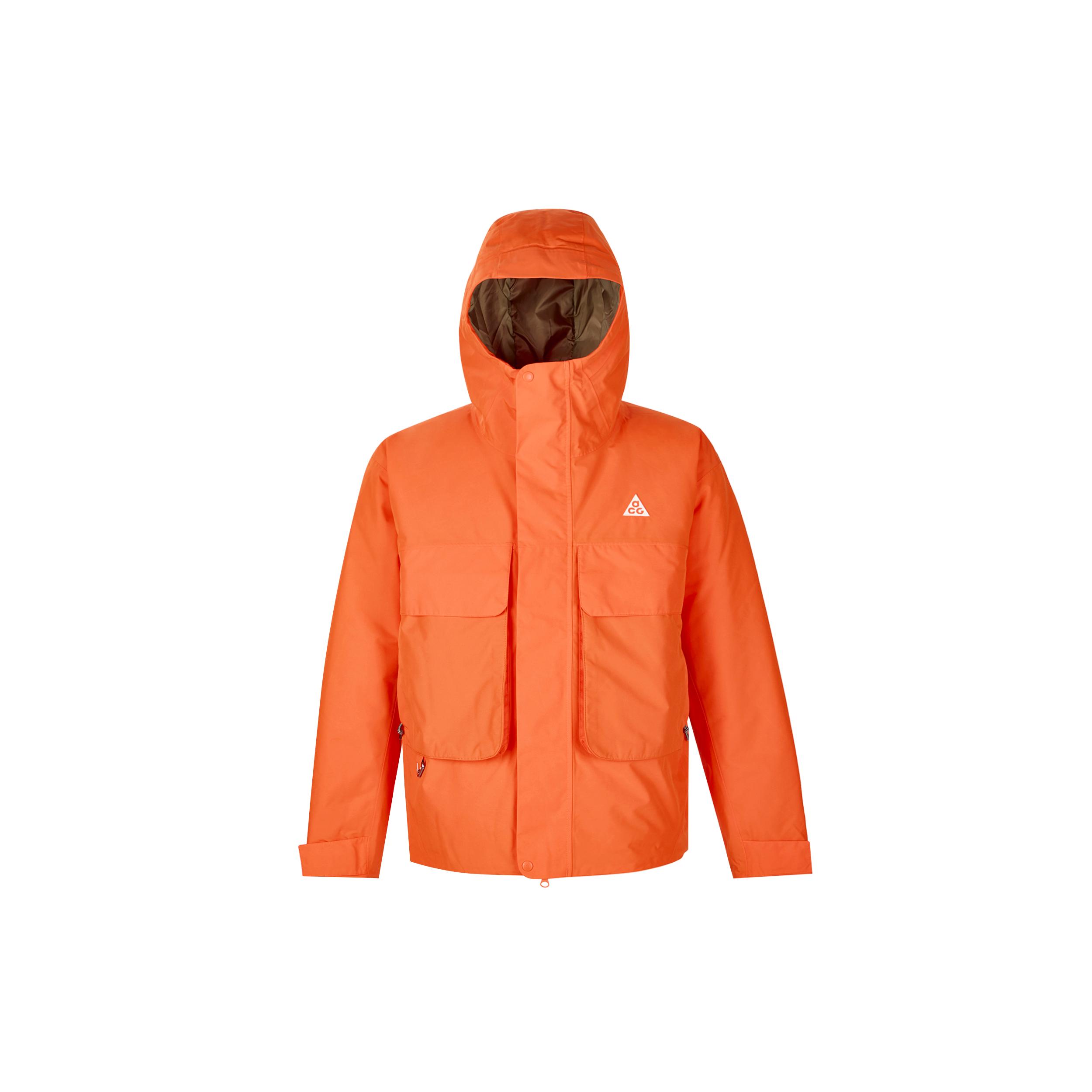Мужская пуховая куртка-пальто Nike ACG Skull Peak Оранжевая FV8682-819 2XL