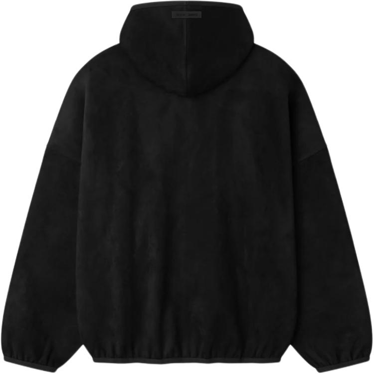 Fear of God Essentials Suede Fleece Modern Hoodie Vintage Black Men Tops 192HO256941F