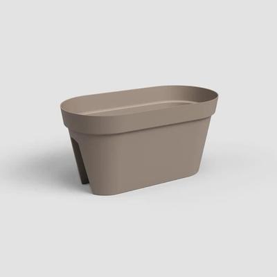 ARTEVASI Balkonkasten CAPRI - Taupegrau - 30 x 60 x H 30 cm - 26,8L