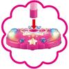 KonHaovF Kids Karaoke Machine with Lights,Microphone with Adjustable Stand Singing Karaoke Machine for Girls Boys (Pink)