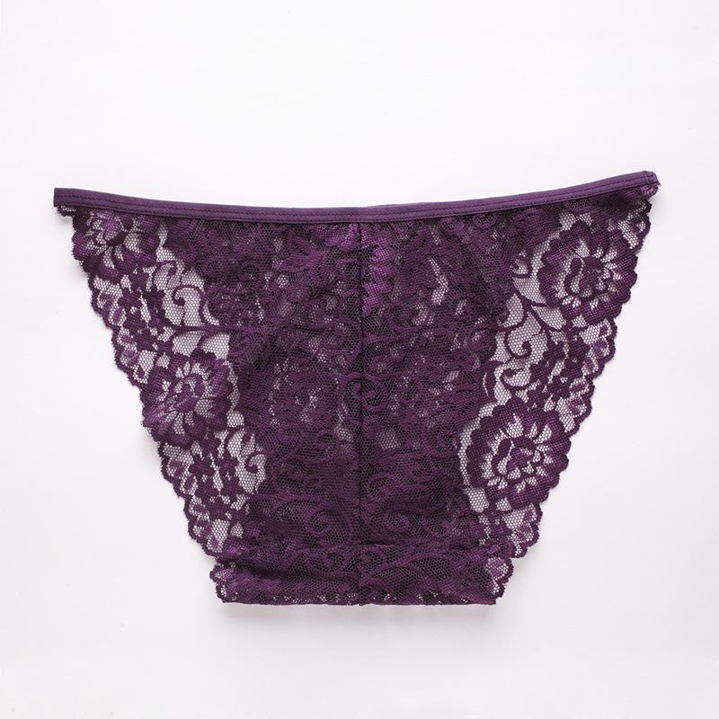 Women's Sexy Lace Thong: Super Tempting, Low-Waist, Transparent Panties
