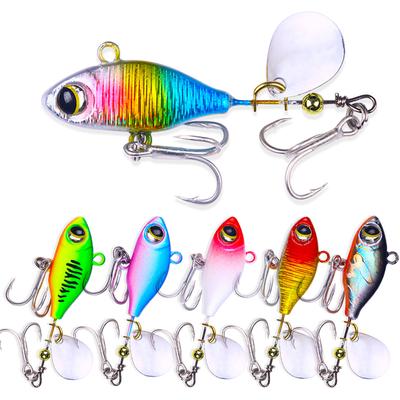 Appâts VIB Métalliques Rotatifs Vibrants Cuillères Spinner Appâts de Pêche 7g 10g 14g Jigs Pêche Truite Brochet Appâts Durs Matériel Pesca