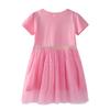 Sommer-Netz-Mädchen-Prinzessinnen-Kurzarmkleid