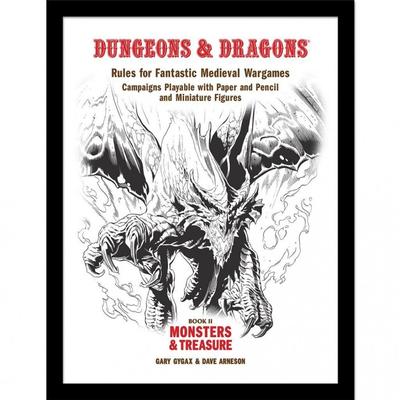 Monsters & Treasure Framed Poster