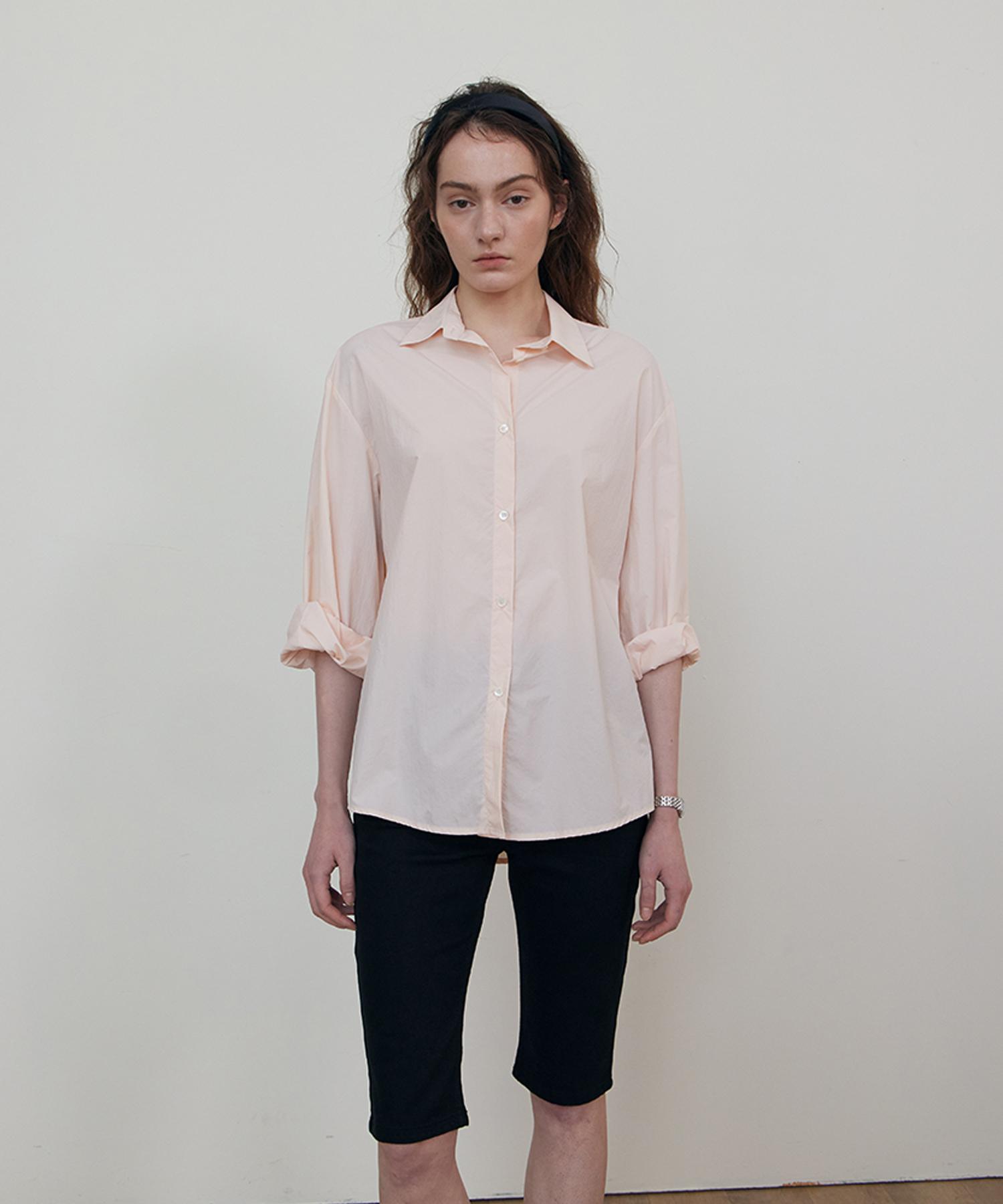 Свободная рубашка Step Around Oversize_Розовая