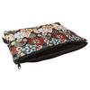 Senshishuin Nishijin Brocade Stamp Book Case Colored Flowers In Full Bloom Pouch/Shrine (Lined) - (Size M)