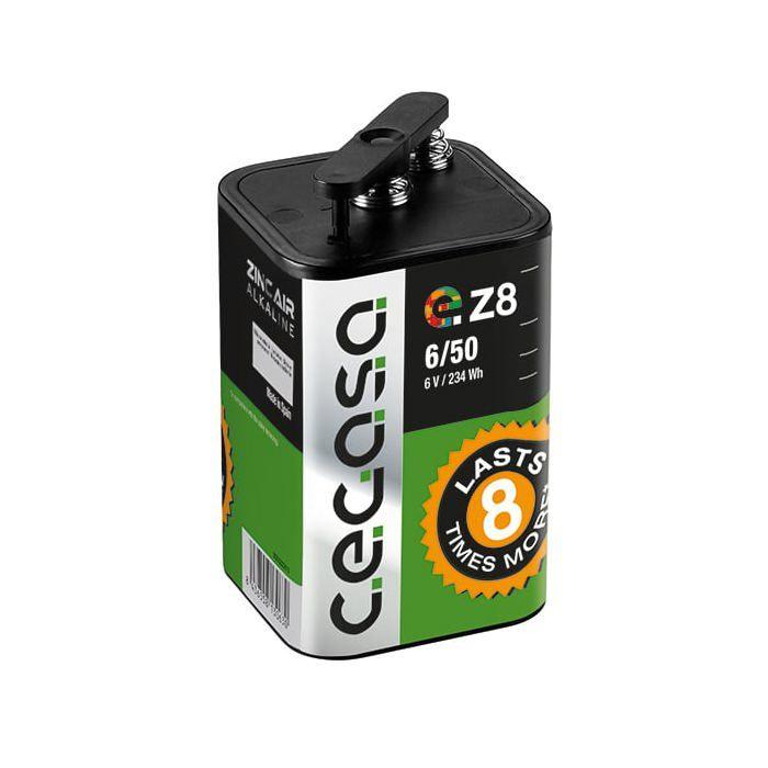 Cegasa - Pile depolarisation air alcaline eZ8 6/50 6V 45Ah-Cegasa