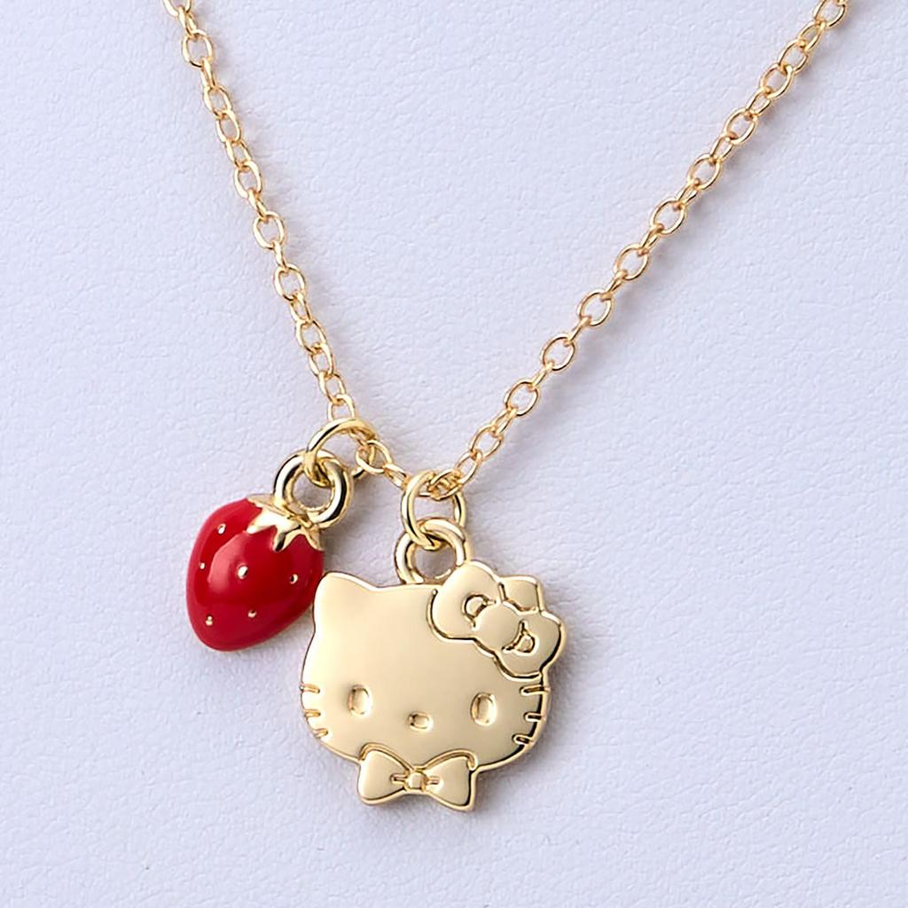 Sanrio Plush Toy Necklace Hello Kitty Trinket Case Gift 391158 & (Shortcake)