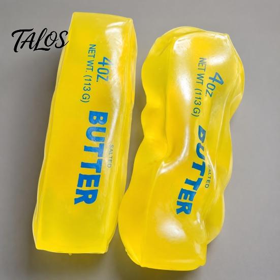 Butter Stick Decompression Toy Shapeable Squeeze Toy, No Rebound Stress Relief Bar Soft Stretchy Shaped Fidget for Relaxation