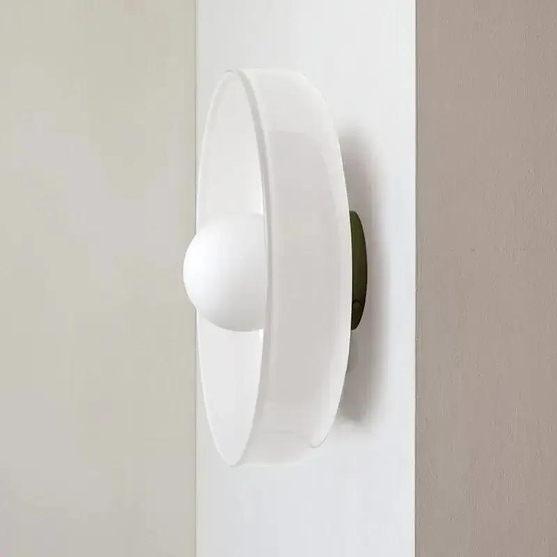 

Nordic Dia 35cm Потолочный светильник Стеклянный G9 Источник Комнаты Декор Настенный светильник Спальня Интерьер Домашнего Украшения Светодиодное Освещение Without bulb белый