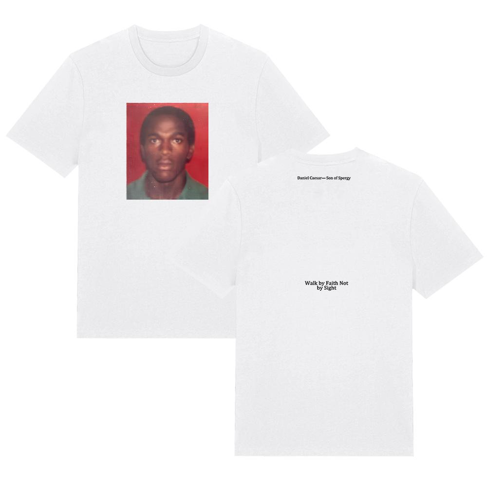 

Футболка с принтом Spergy Cover Tee Daniel Caesar Летняя Новая Футболки Свободный Унисекс Y2k Мужская Футболка Топ Хлопок Дышащая Эстетичная Одежда XS белый