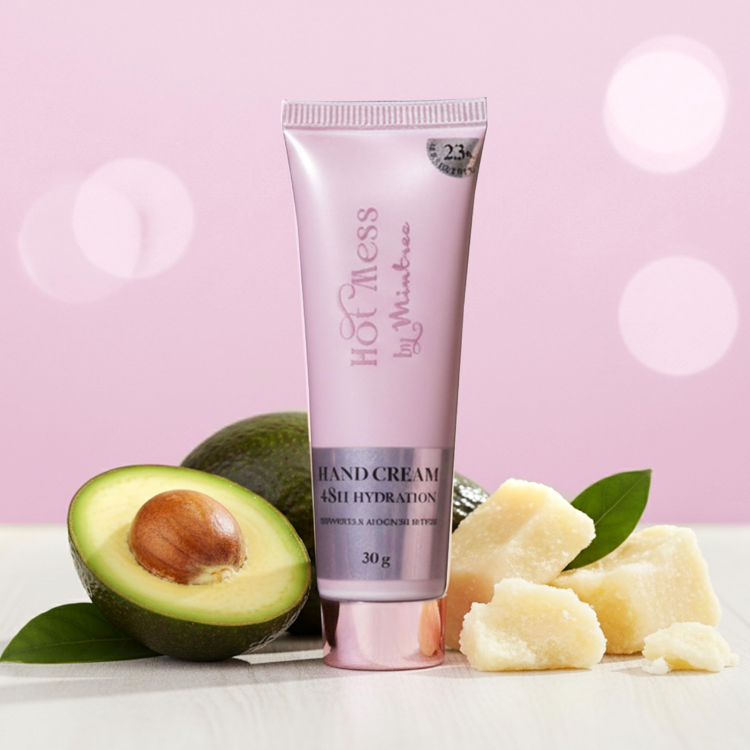 Mintree Hand Cream for Women, Hydrating & Nourishing with Shea Butter, Avocado Butter, Ceramides & Squalane, Purple | 48 HR Moisture & Aromatic Flo