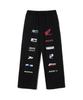 PHYPS MOTORCYCLE Logo Artwork Sweat Pants Black