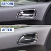 Carbon Fiber Inner Door Handle Cover Trim Accessories for Dodge Durango 2011+