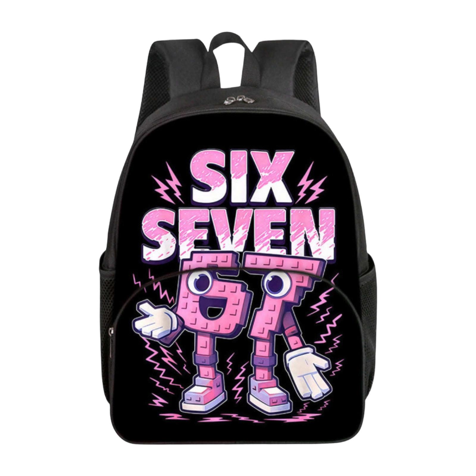 Elementary School Cartoon Backpack And Peripheral Backpack One Size