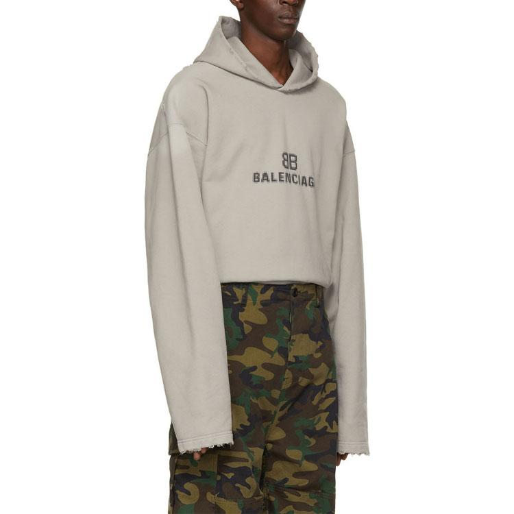 Balenciaga Sweatshirt Loose Fit Men's Gray 661711TKVF68174