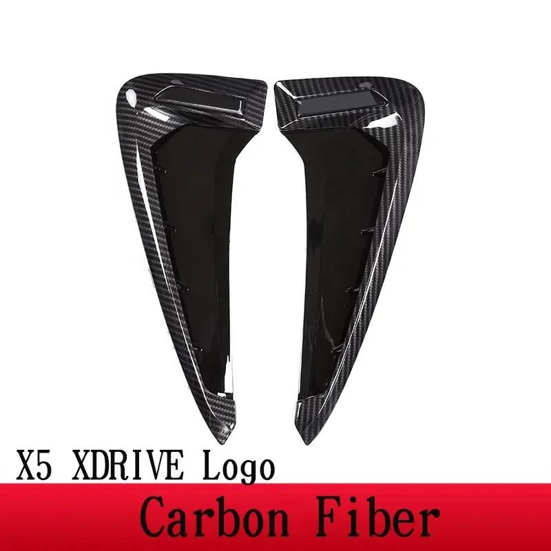 Für BMW X5 F15 X5M F85 2014-2018 Xdrive M ABS Silber/Schwarz Auto Haifischflosse Seitenkotflügel Lüftungsschlitz Aufkleber Auto Zubehör