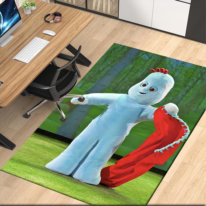In the Night Garden Printed Carpet, for Office Chair Living Room Bedroom Kitchen Room Decor Gifts.