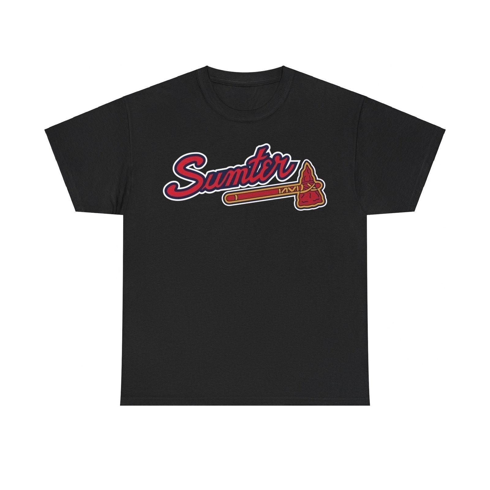 Sumter Braves Logo South Carolina Baseball T-shirt S разноцветный