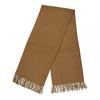Pieces Solid Fringed Scarf