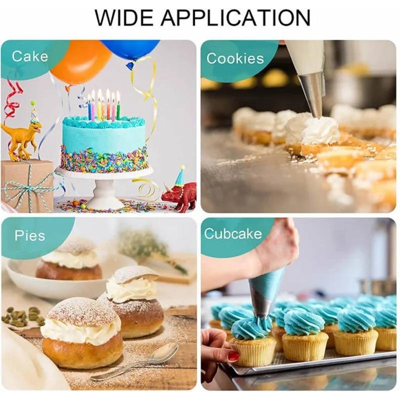 8/14/26/50 Stück Set Creme Düsen Spitzen Werkzeuge Zubehör Für Kuchen Dekorieren Spritzbeutel Küche Bäckerei Konditorei Zubehör