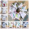 20pcs Mini Drawstring Linen Pouch Cartoon Packaging Coin Purse Jewelry Storage Bag  Gift Bag