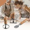 For 3pcs Ravioli Stamp Maker Cutter With Roller Wheel Setmold With Wooden Handle For Pastadumplings