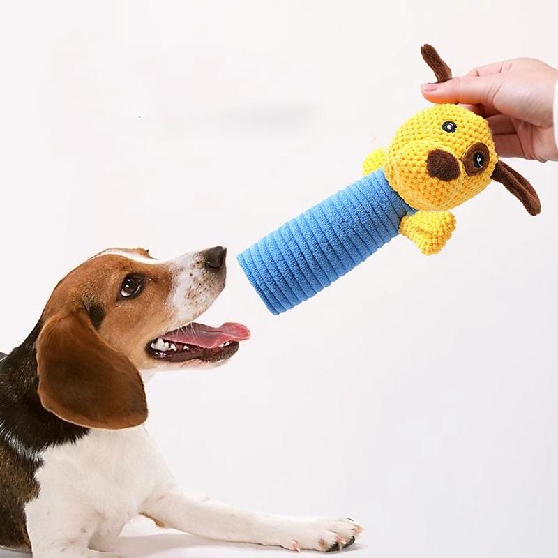 Plush Pet Chew Toys for Small Medium Dogs Squeaky Puppy Dog Toy Teeth Clean French Bulldog Poodle Pug Animals Pets Accessories