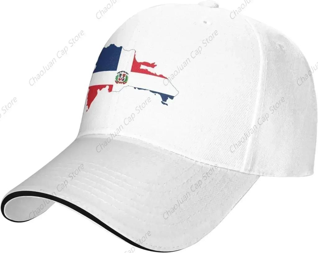 Dominican Republic Flag Men Womens Sandwich Hat Classic Adjustable Trucker Dad Hats