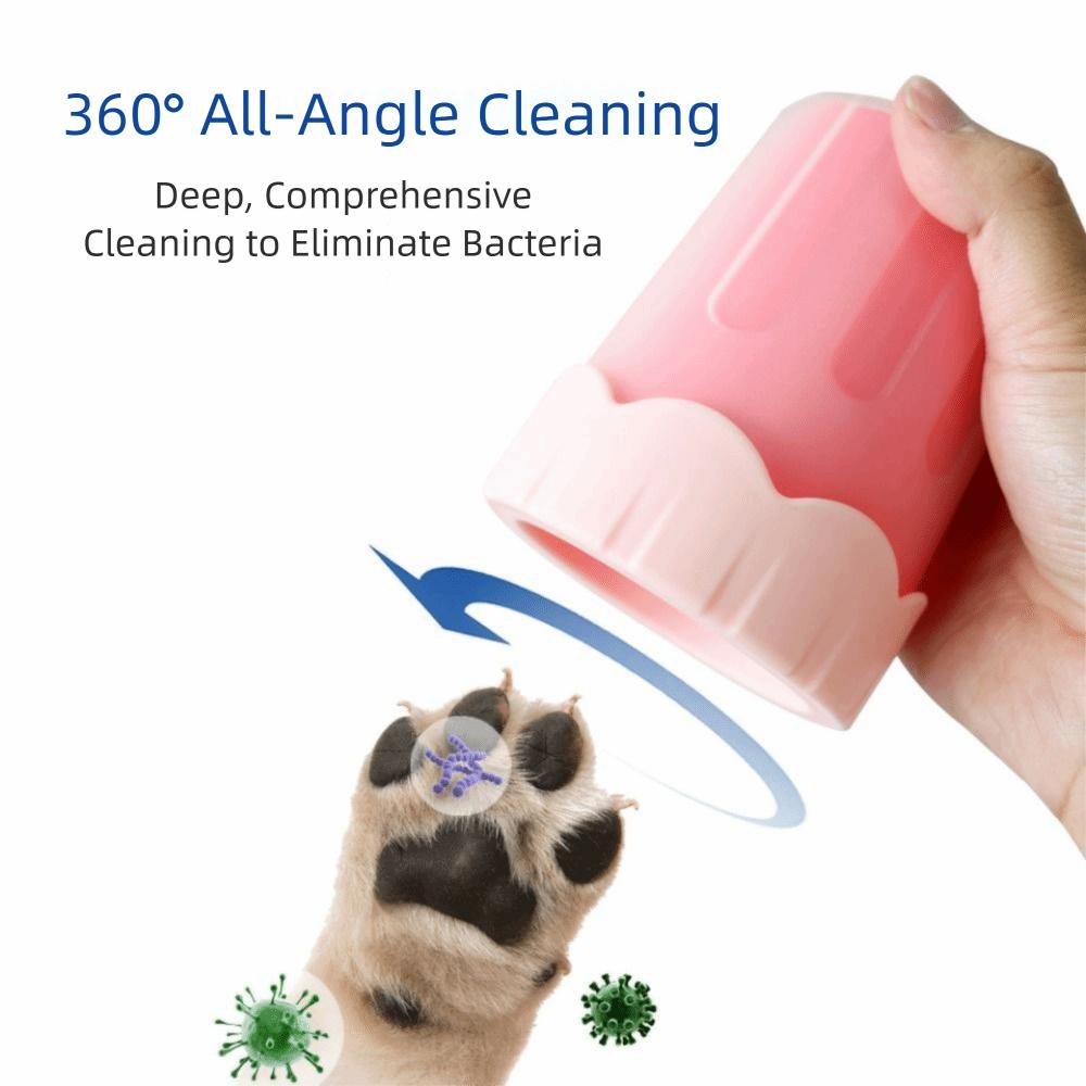 Reusable Pet Paw Cleaner Mud Removal Dog Foot Dirt Removal Brush Dog Foot Washing Cup  Outdoor