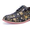 Print Slippers Women Shoes Genuine Leather Flat With Slides Sewing Handmade Slippers