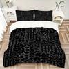 3pcs Chemical Formulas and Symbols Quilt Cover Set, Soft and Cozy Bedroom