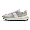 Li Ning Trend Series Lightweight Shock Absorbing Wear Resistant Low Top Casual Running Shoes Unisex Sneakers Gray Beige AZGU081-1