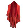 Shawl Cape Jacket Women'S Outer Cape Loose Fur Collar Knitted Cardigan 0959 #