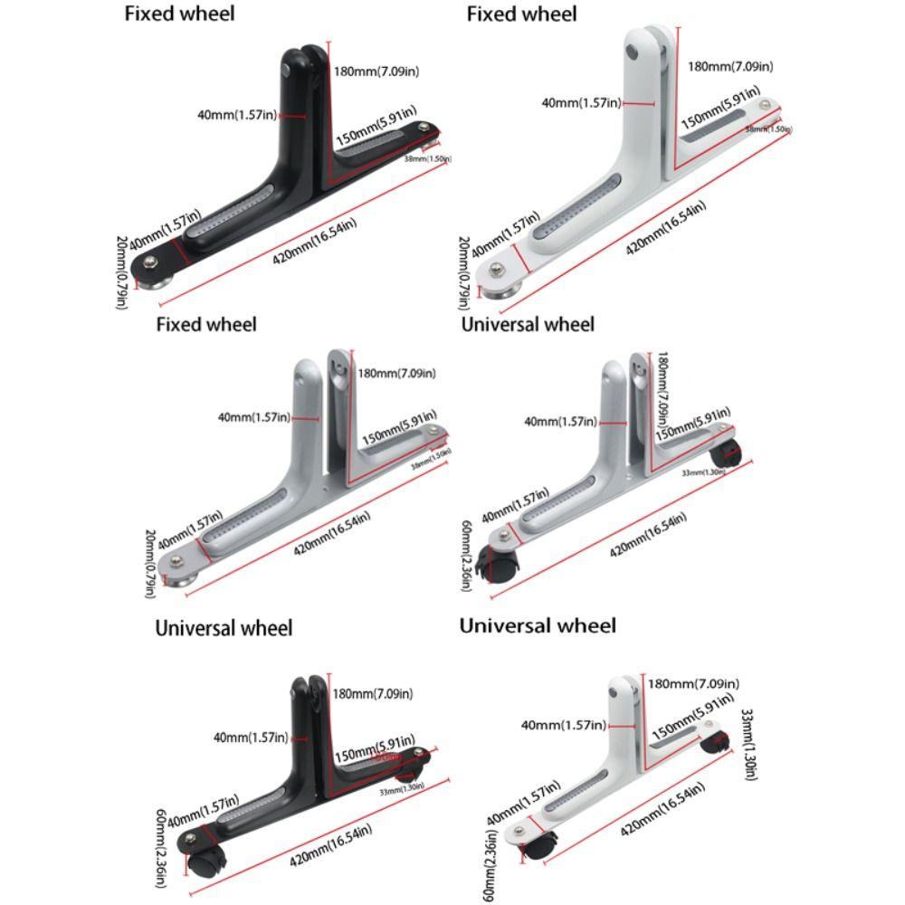 Adjustable Room Divider Screen Holder Movable Wheels Screen Base Room Divider Stand Holder  Bedroom