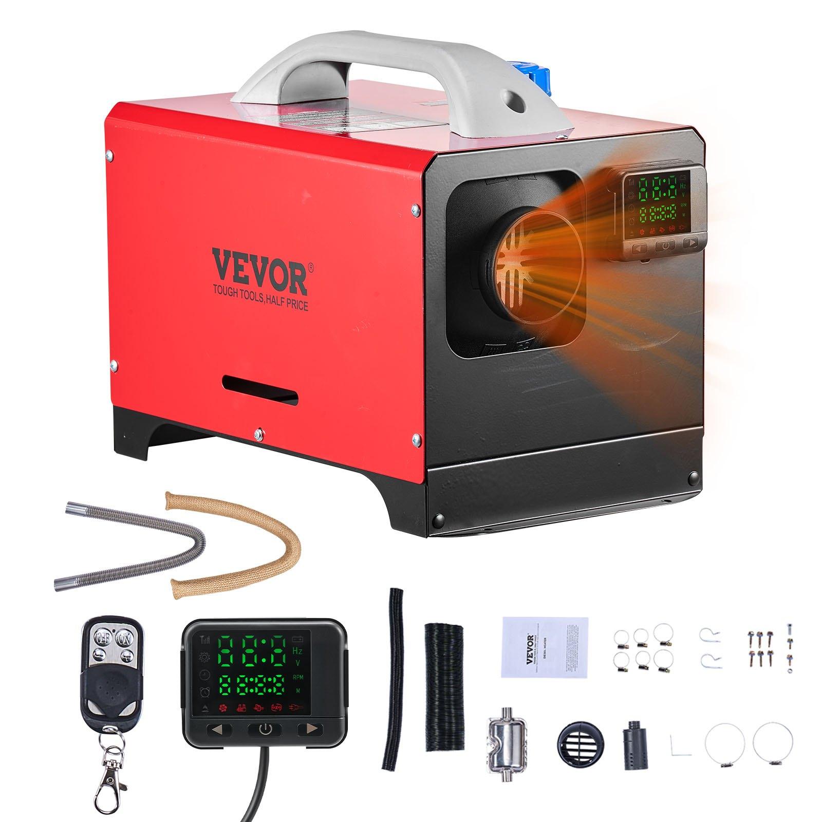 VEVOR Diesel Air Heater, 12-24V 5-8KW