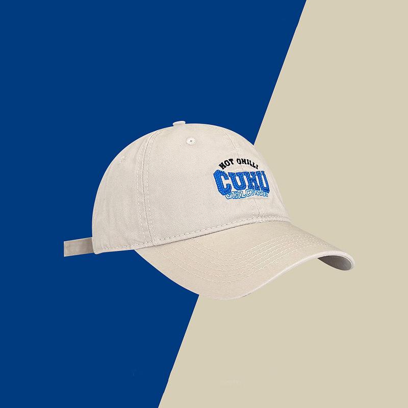 

Letter embroidery soft top cap children spring and summer casual versatile couple student curved brim baseball cap Adjustable
