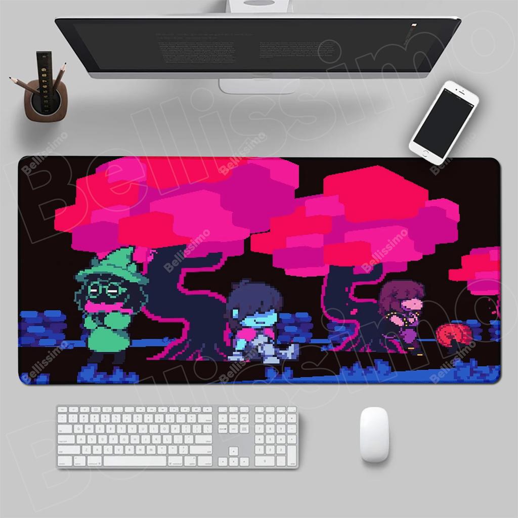 Tappetino Mouse Tastiera Gomma Deltarune tappetino 1200X600 mm Decora scrivania Tappetino Scrivania PC Gamer Office Tappeto Casa Tavolo pad